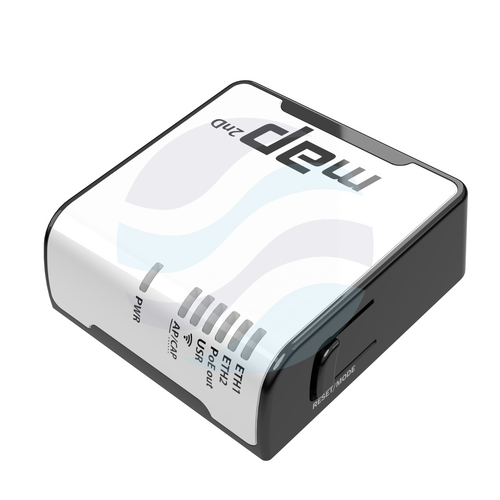 Mikrotik mAP2nD Router mini 2x LAN 400MHz 64MB, 2,4 GHz 2x2 MIMO, PoE 802.3af/at, mUSB, DC 10-57V, L4 2