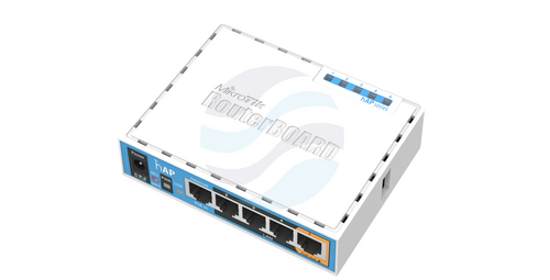 Mikrotik RB951Ui-2nD hAP Router wewnętrzny 5x 10/100Mb/s, 650MHz 64MB USB, WiFi 802.11b/g/n, L4 2