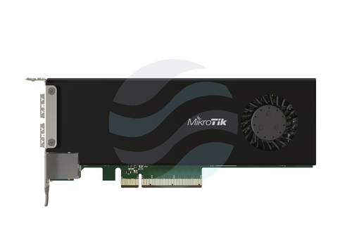 Mikrotik CCR2004-1G-2XS-PCIe Karta sieciowa / Router PCIe SmartNIC, 2x SFP28 25G, 1x 10/100/1000Mbps, 4x 1.5GHz, RAM 4GB, zasilanie z PCIe, L6 3