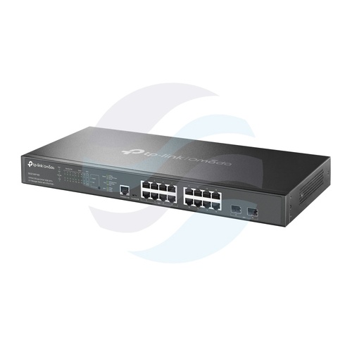 TP-Link SG3218XP-M2 Switch gigabitowy zarządzalny Omada PoE+ 8x10/100/1000/2500Mbps PoE+, 8x 10/100/1000/2500Mbps, 2x 10G SFP+, IGMP, Rack 19", metal, L2+, 240W 2