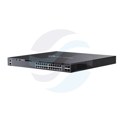 TP-Link SG6428XHP Switch gigabitowy zarządzalny L3 Omada stackowalny 24x PoE+ Gigabit, 4x SFP+ 10G, IGMP, 2x USB 2.0, 1x RJ45 konsola, USB-C, Rack 19", Campus, metal, 720W 2