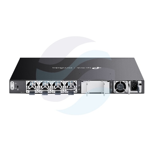 TP-Link SG6428XHP Switch gigabitowy zarządzalny L3 Omada stackowalny 24x PoE+ Gigabit, 4x SFP+ 10G, IGMP, 2x USB 2.0, 1x RJ45 konsola, USB-C, Rack 19", Campus, metal, 720W 3