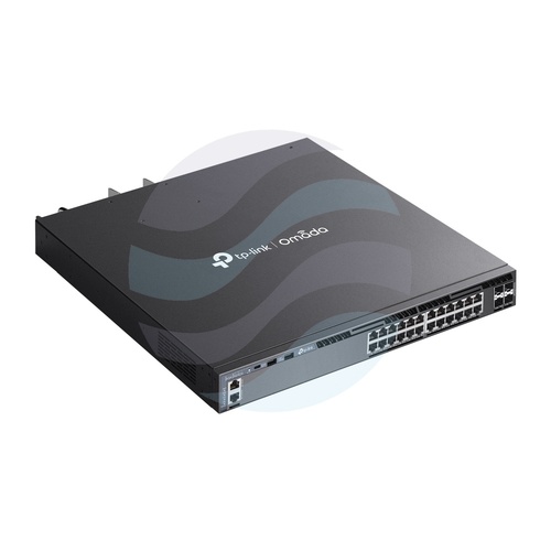 TP-Link SG6428XHP Switch gigabitowy zarządzalny L3 Omada stackowalny 24x PoE+ Gigabit, 4x SFP+ 10G, IGMP, 2x USB 2.0, 1x RJ45 konsola, USB-C, Rack 19", Campus, metal, 720W 4