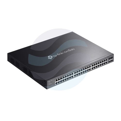 TP-Link SG2452LP Switch gigabitowy Omada PoE+ 48x (32x 10/100/1000Mb/s PoE 802.3at/af + 16x 10/100/1000Mb/s), 4x SFP, 230W, Rack 19", Smart JetStream, metal 4