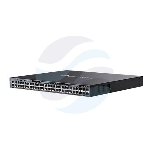 TP-Link SG6654X Switch gigabitowy zarządzalny L3 Omada stackowalny 48x Gigabit, 6x SFP+ 10G, IGMP, 2x USB 2.0, 1x RJ45 konsola, USB-C, Rack 19", Campus, metal 2