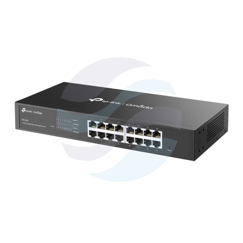 TP-Link ES216G Switch gigabitowy zarządzalny Omada 16x 10/100/1000Mb/s, IGMP, Rack 19", metal, bezwentylatorowy 3