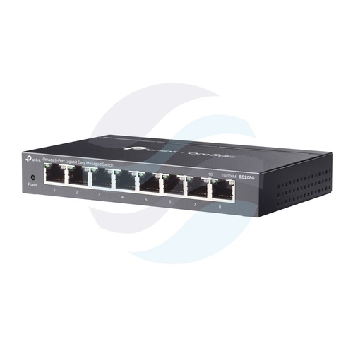 TP-Link ES208G Switch zarządalny gigabitowy Omada 8x 10/100/1000Mbps metal 3