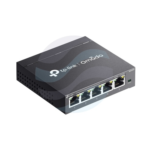 TP-Link ES205G Switch gigabitowy zarządzalny Omada 5x 10/100/1000Mbps, metal 4