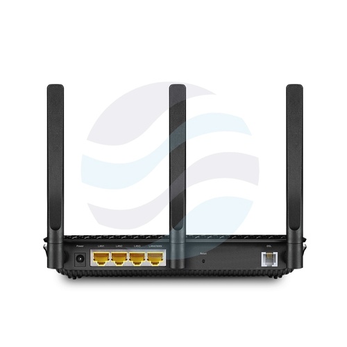 TP-Link Archer VR2100 Router Super VDSL2/ADSL2+ do 350Mbps, OneMesh, 1x RJ11, 1x USB 3.0 (2G/3G), 4x 10/100/1000Mbps, Wi-Fi AC 2100, 2,4/5GHz 300/1733Mbps, czarny 2