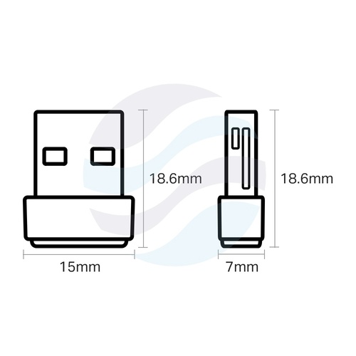 TP-Link Archer T2U Nano Karta sieciowa USB Nano Wi-Fi AC600, 2.4/5GHz, 200/433Mbps, USB, czarna 4