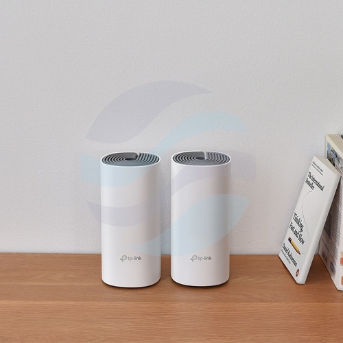 TP-Link Deco E4 Router / Access Point stojący Wi-Fi AC1200, Mesh, 300/867Mbps, 2.4/5GHz, 2x 10/100Mbps, biały (2-pack) 3