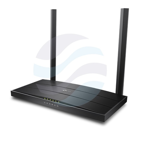 TP-Link Archer VR400 V3 Router VDSL2/ADSL2+, OneMesh, 1x RJ11, 1x USB (2G/3G), 4x 10/100/1000Mbps, Wi-Fi AC 1200 2,4/5GHz 300/867Mbps, czarny 2