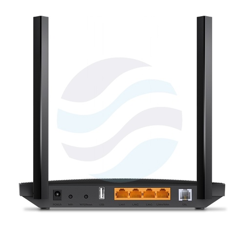 TP-Link Archer VR400 V3 Router VDSL2/ADSL2+, OneMesh, 1x RJ11, 1x USB (2G/3G), 4x 10/100/1000Mbps, Wi-Fi AC 1200 2,4/5GHz 300/867Mbps, czarny 3