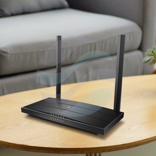 TP-Link Archer VR400 V3 Router VDSL2/ADSL2+, OneMesh, 1x RJ11, 1x USB (2G/3G), 4x 10/100/1000Mbps, Wi-Fi AC 1200 2,4/5GHz 300/867Mbps, czarny 4