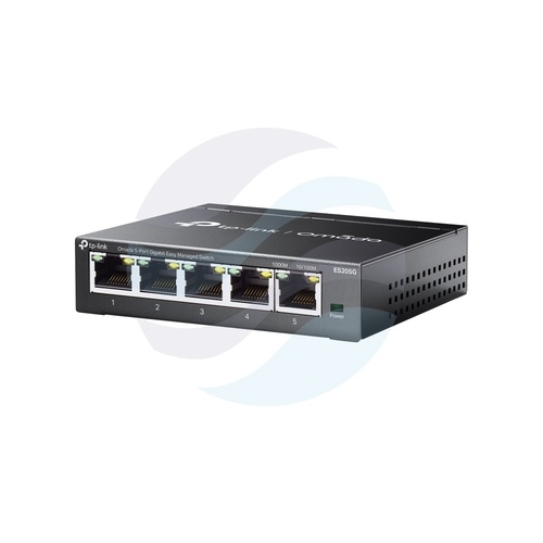 TP-Link ES205G Switch gigabitowy zarządzalny Omada 5x 10/100/1000Mbps, metal 7
