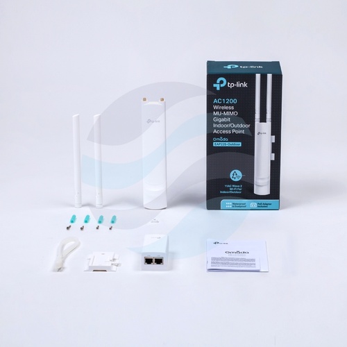 TP-Link EAP225-Outdoor Access Point zewnętrzny AC 1200, 300/867Mb/s, 2.4/5GHz, Wi-Fi 2*4dBi, WAN/LAN GIGABIT, PoE 802.3af 5