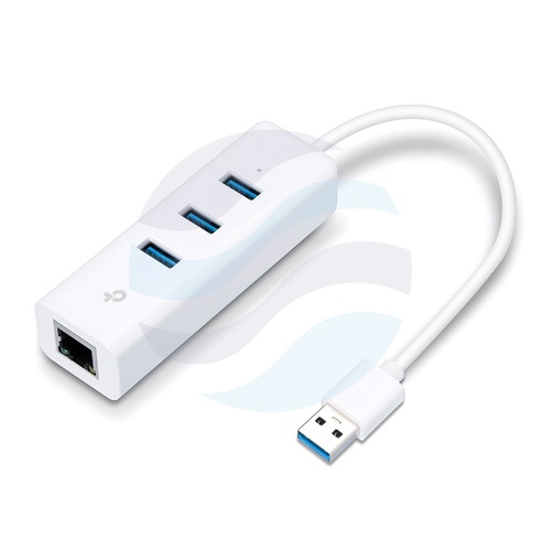TP-Link UE330 Karta sieciowa Ethernet 10/100/1000Mbi + HUB 3x USB 3.0 2