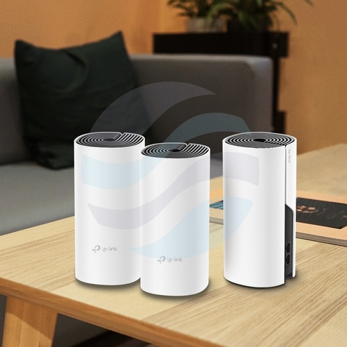 TP-Link Deco M4 System Mesh WiFi do 370m2, 2.4/5Ghz, 2xGIGABIT, 300/867Mbps, (3-pack) 3