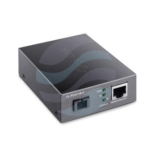 TP-Link TL-FC311B-2 Media konwerter WDM LAN x10/100/1000Mbps, 1x SC/UPC, 1310nm TX/1550nm RX, 2km 2