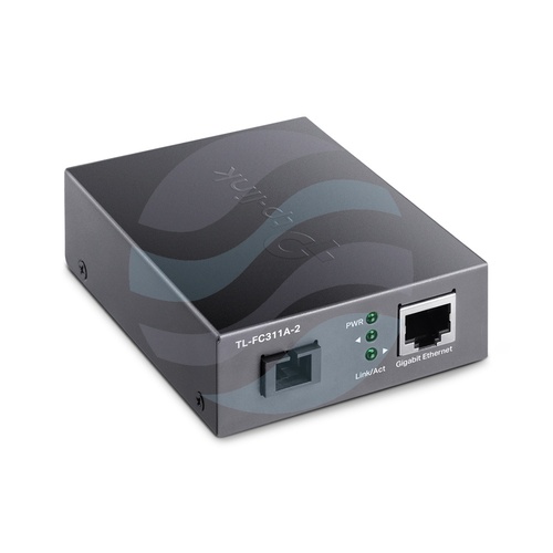 TP-Link TL-FC311A-2 Media konwerter WDM LAN x10/100/1000Mbps, 1x SC/UPC, 1550nm TX/1310nm RX, 2km 2