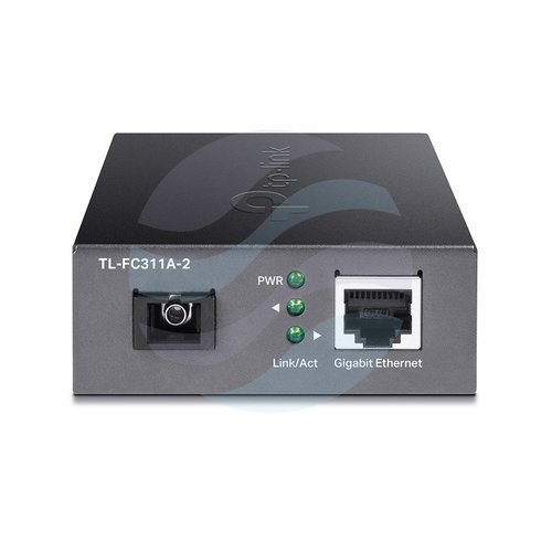 TP-Link TL-FC311A-2 Media konwerter WDM LAN x10/100/1000Mbps, 1x SC/UPC, 1550nm TX/1310nm RX, 2km 3