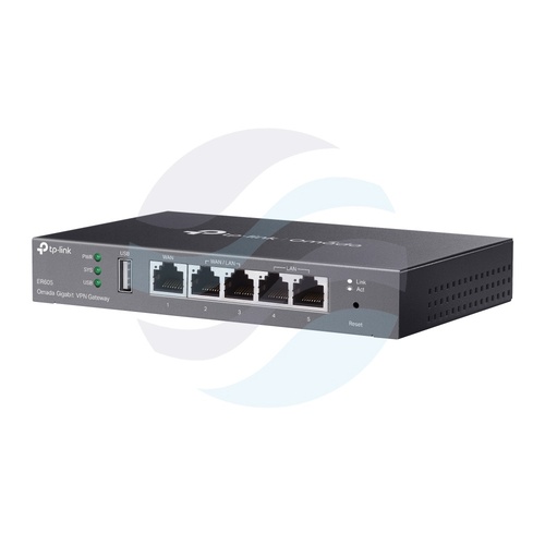TP-Link ER605 Router Omada Cloud 5x Gbit (1x WAN, 1x Gbit, 3x WAN/Gbit) VLAN, IPTV 3