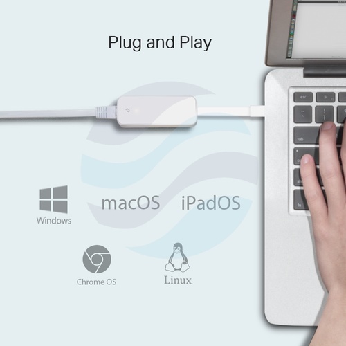 TP-Link UE300C Karta sieciowa Ethernet 10/100/1000Mbi, USB-C 3.0 6