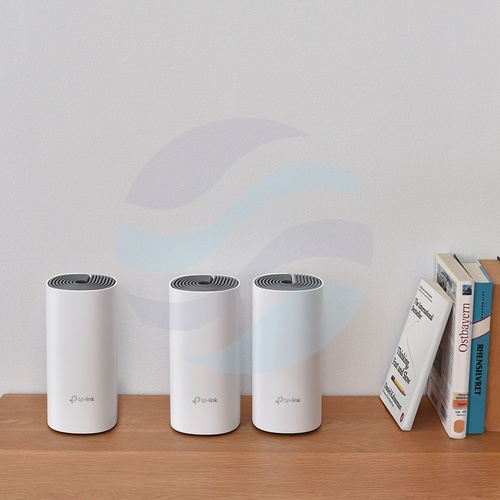 TP-Link Deco E4 Router / Access Point Mesh WiFi AC1200 do 370m2, 2x10/100Mbps, 2.4/5Ghz, 300/867Mbps, (3-pack) 3