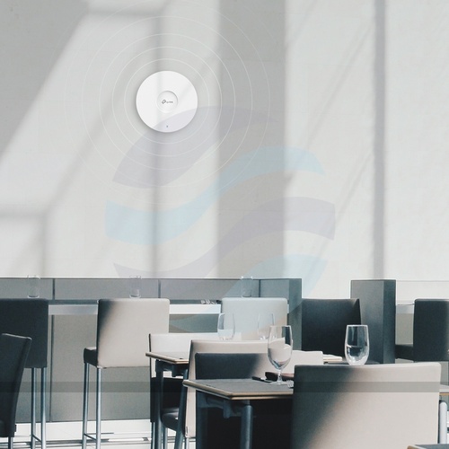 TP-Link EAP653 Access Point sufitowy AP AX3000 574/2402Mb/s, 2,4/5GHz: 2*4/2*5dBi, 1x 100/1000Mb/s, PoE 802.3af/12V 1A (brak zasilacza w zestawie) 7