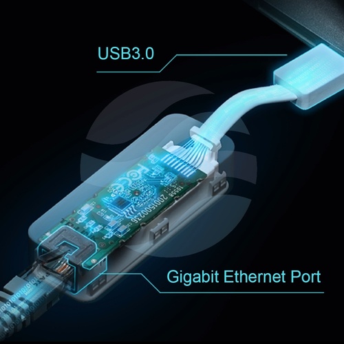 TP-Link UE300 Karta sieciowa Ethernet 10/100/1000Mbi, USB 3.0 4