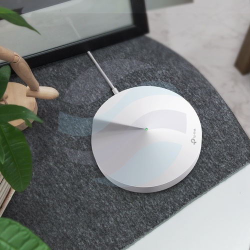 TP-Link Deco M9 Plus Router / Access Point stojący Wi‑Fi AC2200, Mesh Tri‑Band, 400/867/867Mb/s, 2,4GHz/5GHz/5GHz, 2x Gigabit, biały (3‑pack) 7