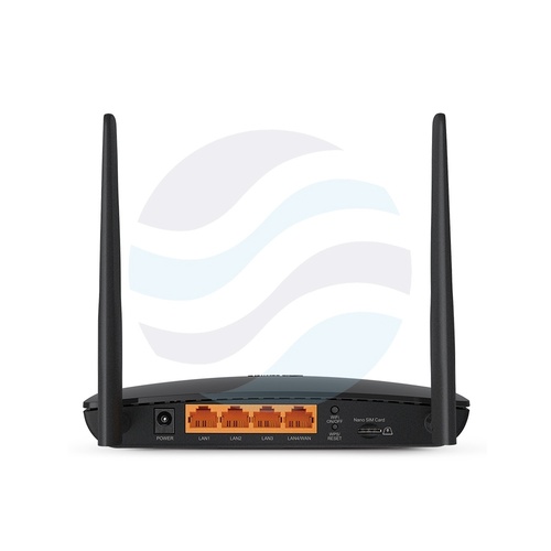 TP-Link Archer MR200 Router 4G LTE Cat4 150/50Mb/s, Wi-Fi AC750 300/433Mb/s 2.4/5GHz, 3x LAN + 1x WAN 10/100Mb/s, 2x anteny zewnętrzne 3