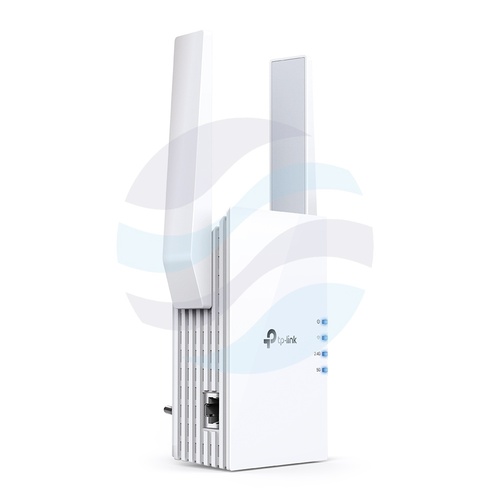 TP-Link RE505X Wzmacniacz sygnału Wi‑Fi 6 AX1500, 300/1200Mb/s, 2.4/5GHz, 1x Gigabit RJ45, OneMesh/Mesh, tryb Repeater/AP, biały 3