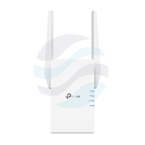 TP-Link RE705X Wzmacniacz sygnału Wi‑Fi AX3000, 574/2402Mb/s, 2.4/5GHz 160MHz, 1x Gigabit RJ45, MU-MIMO, OFDMA, EasyMesh, Repeater/AP, biały 2