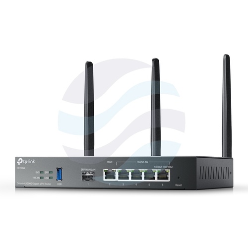 TP-Link ER706W-4G Router VPN Omada Wi-Fi 6 AX3000, 4G+ LTE Cat6 do 300Mb/s, 5x GIGABIT, Mesh, Omada SDN 3