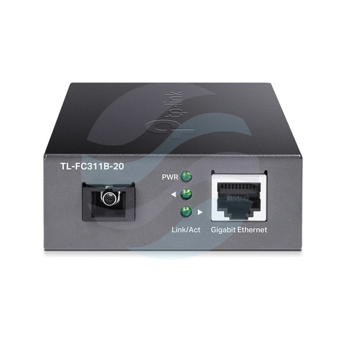 TP-Link TL-FC311B-20 Media konwerter WDM 1x RJ45 10/100/1000Mb/s, 1x SC, 1310/1550nm, do 20km 3