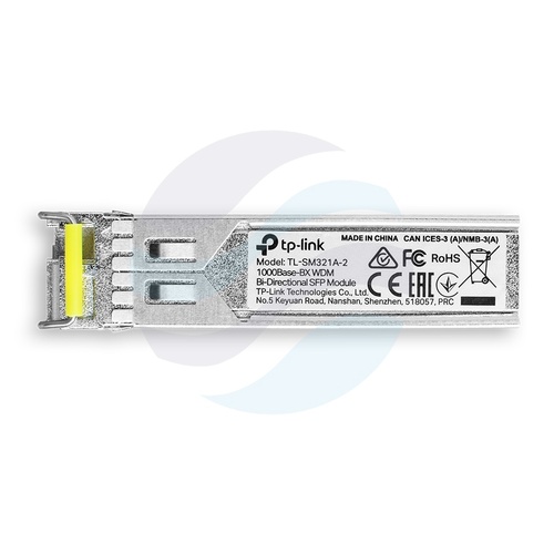 TP-Link TL-SM321A-2 Moduł SFP WDM dwukierunkowy 1000Base-BX, SM 9/125µm, LC, 1,25Gb/s, 1550/1310nm, do 2km, DDM 2