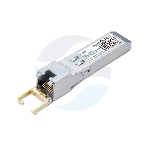 TP-Link TL-SM331T Moduł SFP 1000Base-T RJ45, 1x 10/100/1000Mb/s, UTP kat.5e, do 100m, metal 2