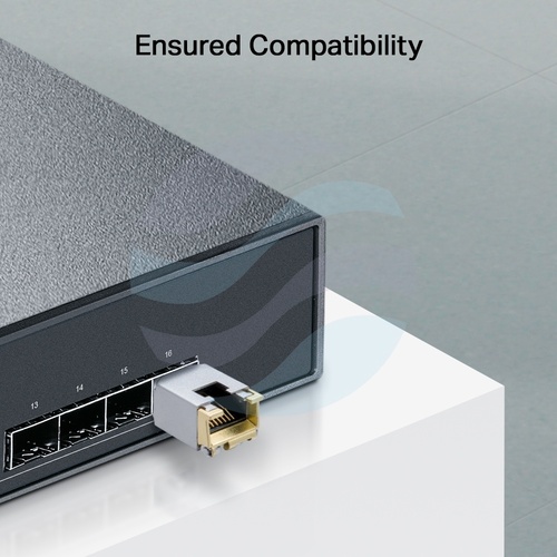 TP-Link TL-SM331T Moduł SFP 1000Base-T RJ45, 1x 10/100/1000Mb/s, UTP kat.5e, do 100m, metal 8