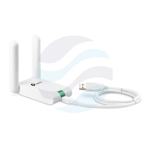 TP-Link TL-WN822N Adapter USB Wi-Fi High Gain, standard N, 300 Mb/s, 2x antena, 2.4GHz, USB 2.0, biały 2