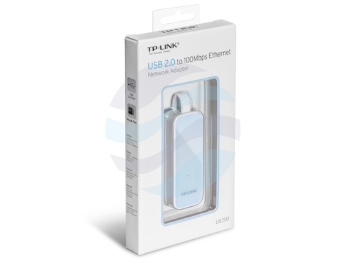 TP-Link UE200 Adapter USB-Ethernet, 10/100Mbps, USB 2.0, 1x RJ45, czarny 5