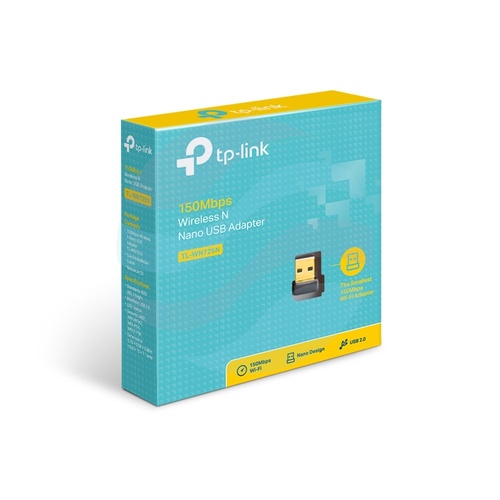TP-Link TL-WN725N Adapter USB Nano Wi-Fi N150, 150Mb/s, 2.4GHz, miniaturowy, czarny 4
