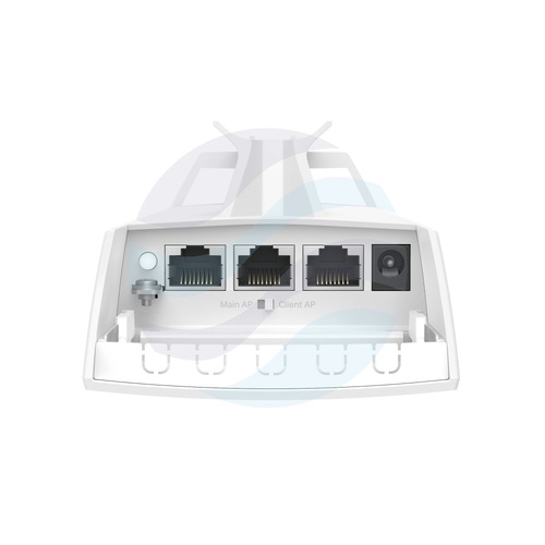 TP-Link EAP100-Bridge KIT Most bezprzewodowy wewnętrzny/zewnętrzny 2,4 GHz N300, 300 Mb/s, 2×8 dBi, 3× 10/100 Mb/s, PoE 802.3af, 24 V Passive PoE, 48 V Passive PoE, 12 V DC, zasilacz 12 V DC i injector Passive PoE w zestawie, IP65 3