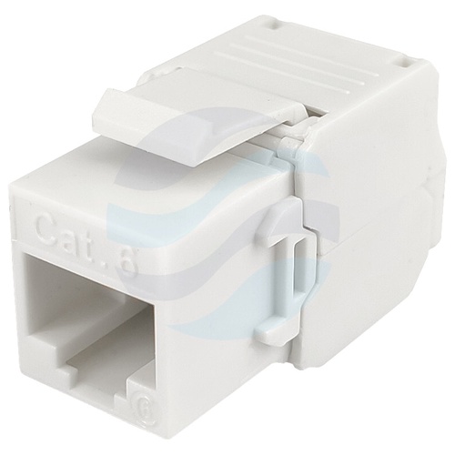 Moduł keystone RJ45 UTP kat.6 beznarzędziowy, identyfikacja LED 7