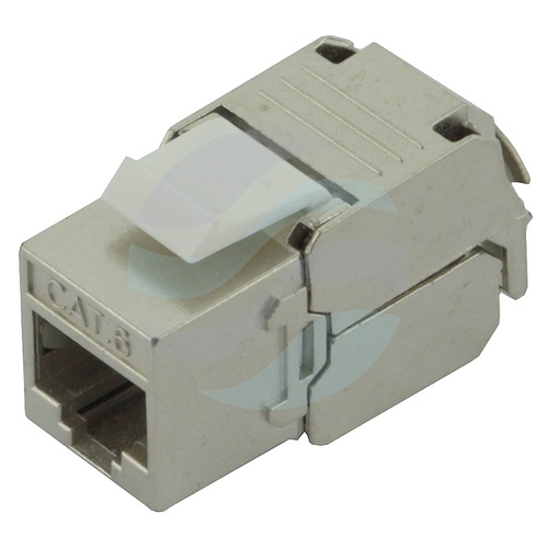 Moduł keystone RJ45 STP kat.6 beznarzędziowy, metalowy, slim 6