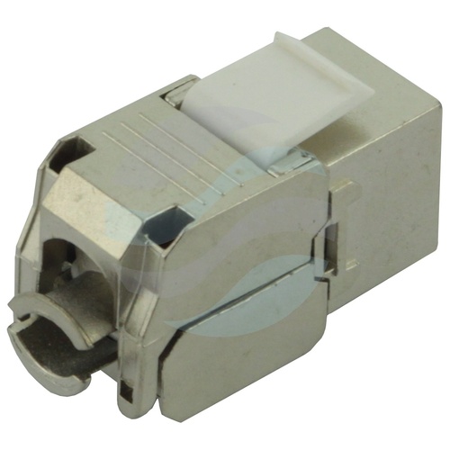 Moduł keystone RJ45 STP kat.6 beznarzędziowy, metalowy, slim 8
