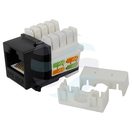 Moduł keystone RJ45 UTP kat.5e, narzędziowy, szerokość 18mm, SLIM 2