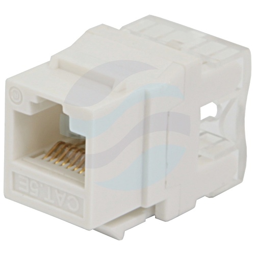 Moduł keystone RJ-45 kat.5e UTP, narzędziowy LSA/IDC, biały plastik 2