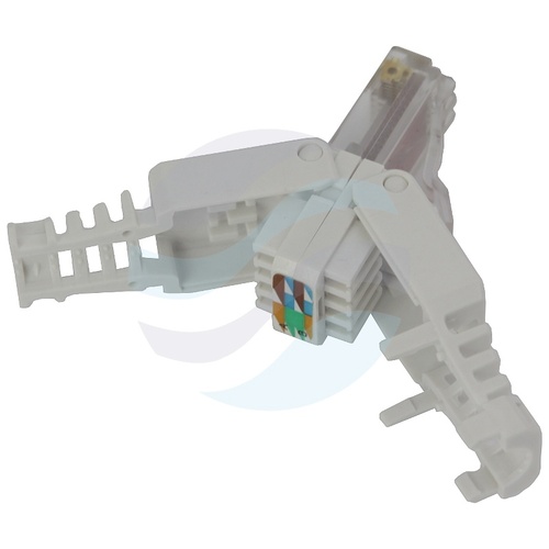 Wtyk RJ45 Złącze modularne samozaciskowe UTP kat.6, beznarzędziowe 2