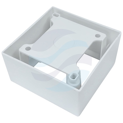 Puszka natynkowa 2M 45x45, biała, Mediabox o wymiarach 80x80mm 2